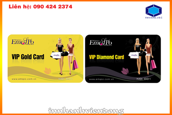 In thẻ VIP giá rẻ, nhanh tại Hà Nội | Tại Bắc Kạn | In nhanh Lay ngay Ha Noi HCM, Cung cap Tui, Hop dung qua