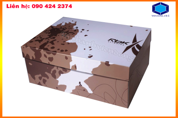 Làm hộp carton đựng giầy giá rẻ tại Hà Nội | Tại Bắc Giang | In nhanh Lay ngay Ha Noi HCM, Cung cap Tui, Hop dung qua
