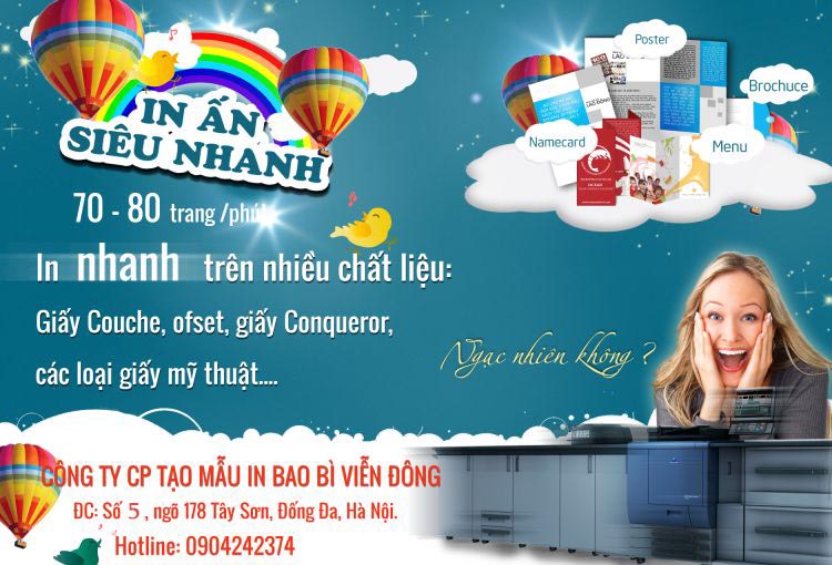 In nhanh Lay ngay Ha Noi HCM, Cung cap Tui, Hop dung qua