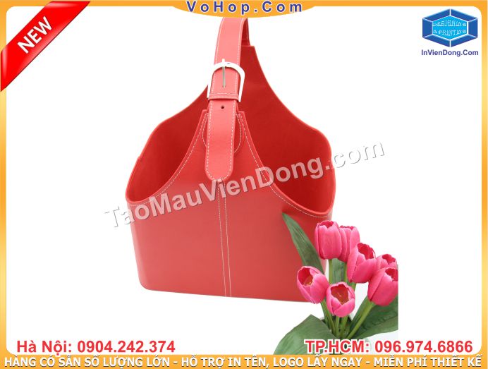 Giỏ Da Cao Cấp Đựng Quà Tết | Tại Hà Nội | In nhanh Lay ngay Ha Noi HCM, Cung cap Tui, Hop dung qua