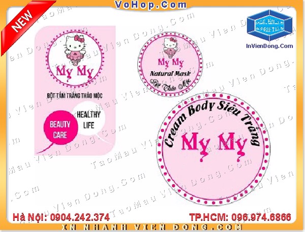In tem decal đẹp, uy tín | In nhanh Lay ngay Ha Noi HCM, Cung cap Tui, Hop dung qua